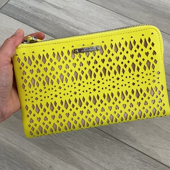 Brand New Stella & Dot Double Clutch in Citrine Yellow - Picture 6 of 8